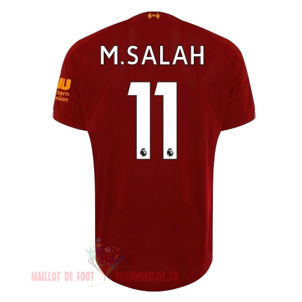 Maillot Om Pas Cher New Balance NO.11 M.Salah Domicile Maillot Liverpool 2019 2020 Rouge
