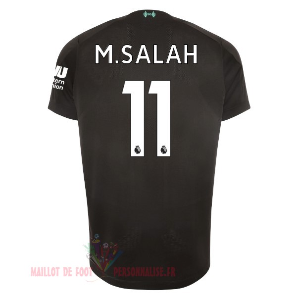 Maillot Om Pas Cher New Balance NO.11 M.Salah Third Maillot Liverpool 2019 2020 Noir