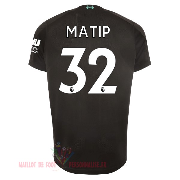 Maillot Om Pas Cher New Balance NO.32 Matip Third Maillot Liverpool 2019 2020 Noir