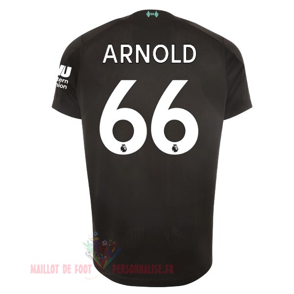 Maillot Om Pas Cher New Balance NO.66 Arnold Third Maillot Liverpool 2019 2020 Noir