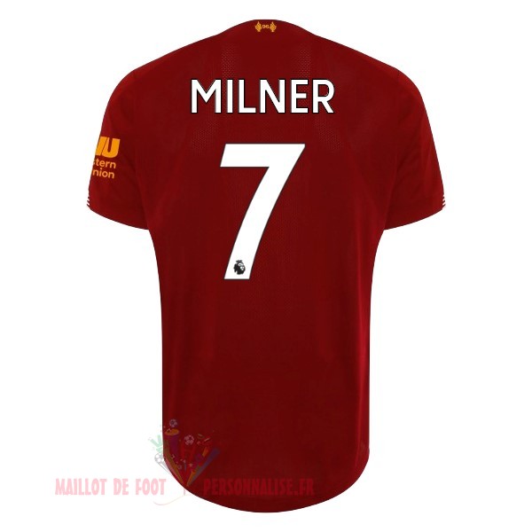 Maillot Om Pas Cher New Balance NO.7 Milner Domicile Maillot Liverpool 2019 2020 Rouge
