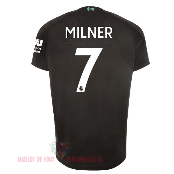 Maillot Om Pas Cher New Balance NO.7 Milner Third Maillot Liverpool 2019 2020 Noir