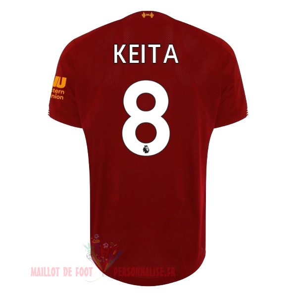 Maillot Om Pas Cher New Balance NO.8 Keita Domicile Maillot Liverpool 2019 2020 Rouge