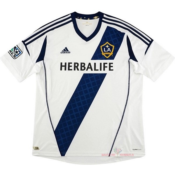 Maillot Om Pas Cher adidas Domicile Maillot Los Angeles Galaxy Rétro 2012 2013 Blanc