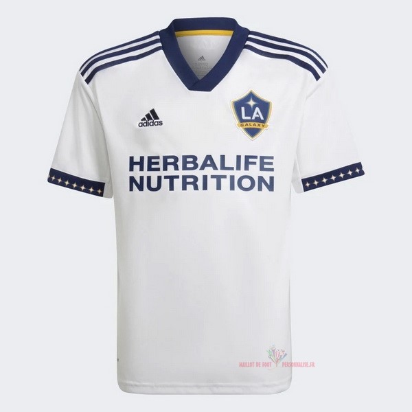 Maillot Om Pas Cher adidas Thailande Domicile Camiseta Los Angeles Galaxy 2022 2023 Blanc