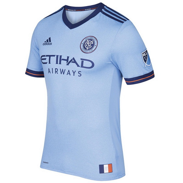 Maillot Om Pas Cher adidas Domicile Maillots New York City 2017 2018 Bleu