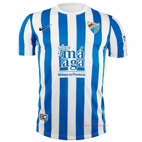 Maillot Om Pas Cher Nike Thailande Domicile Camiseta Málaga CF 2021 2022 Bleu Blanc