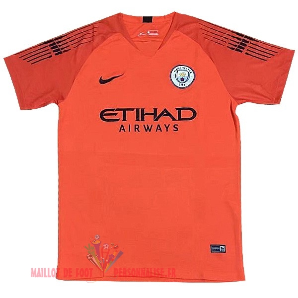 Maillot Om Pas Cher Nike Maillots Gardien Manchester City 18-19 Orange