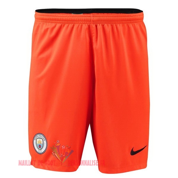 Maillot Om Pas Cher Nike Shorts Gardien Manchester City 18-19 Orange