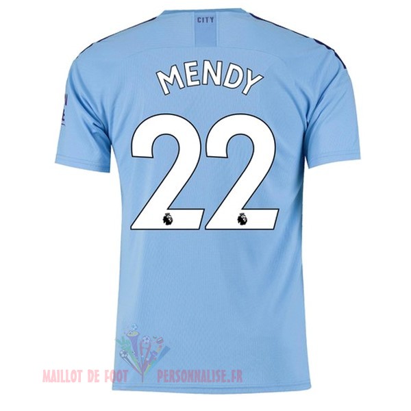 Maillot Om Pas Cher PUMA NO.22 Mendy Domicile Maillot Manchester City 2019 2020 Bleu