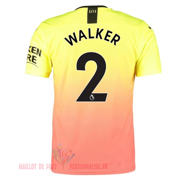Maillot Om Pas Cher PUMA NO.2 Walker Third Maillot Manchester City 2019 2020 Orange