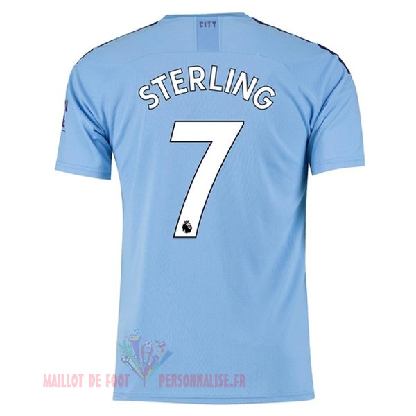 Maillot Om Pas Cher PUMA NO.7 Sterling Domicile Maillot Manchester City 2019 2020 Bleu