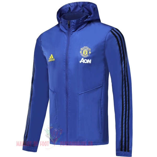 Maillot Om Pas Cher adidas Coupe Vent Manchester United 2019 2020 Bleu