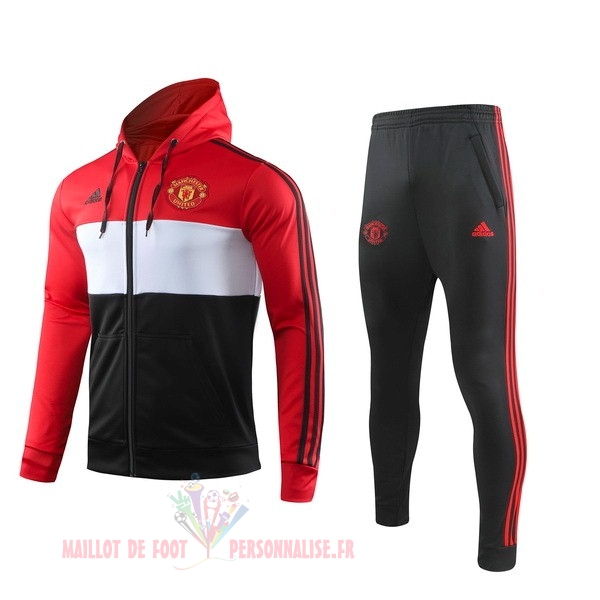 Maillot Om Pas Cher adidas Survêtements Manchester United 2019 2020 Rouge Noir Blanc