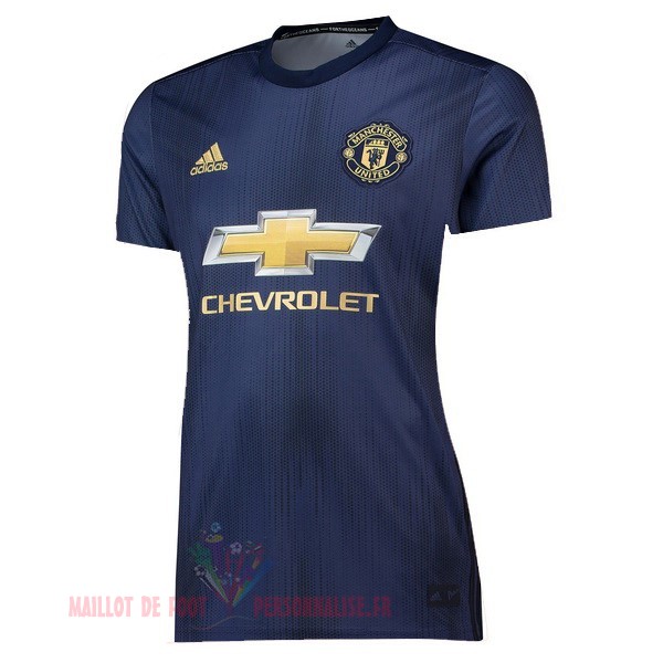 Maillot Om Pas Cher Adidas Third Maillot Femme Manchester United 2018 2019 Bleu