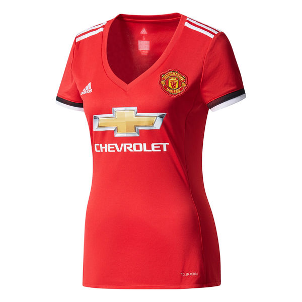 Maillot Om Pas Cher adidas Domicile Maillots Femme Manchester United 2017 2018 Rouge