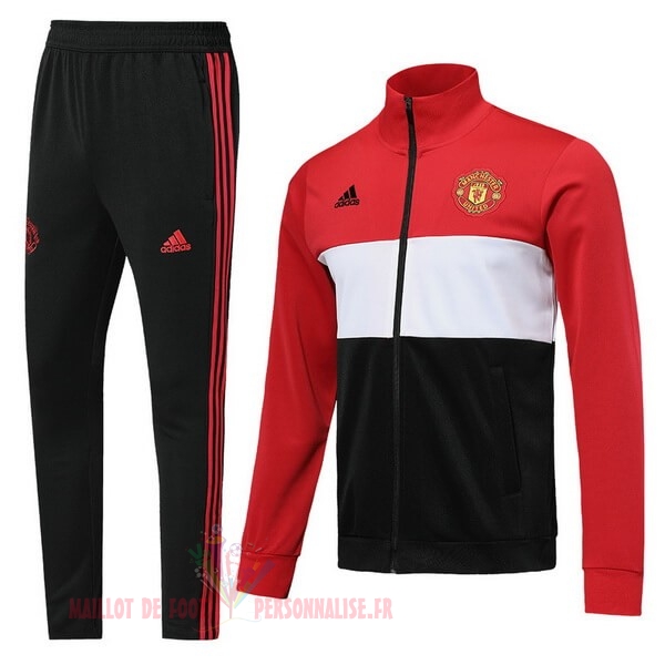Maillot Om Pas Cher adidas Survêtements Manchester United 2019 2020 Rouge Blanc Noir