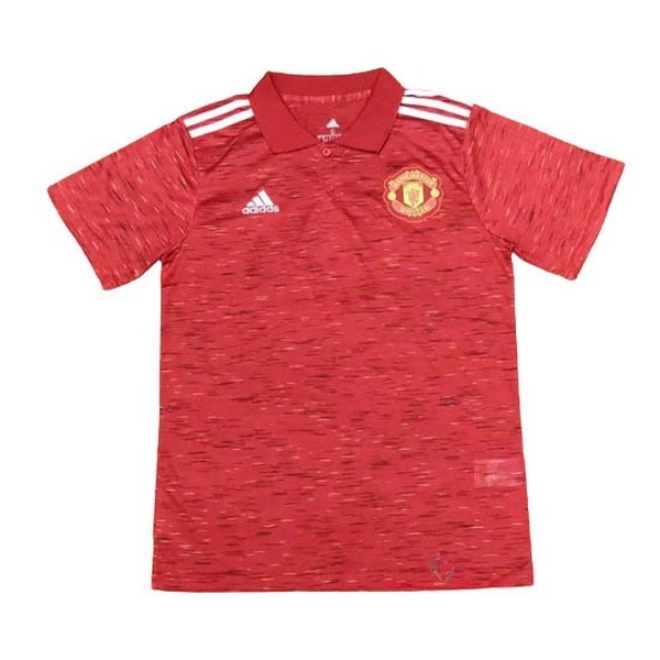 Maillot Om Pas Cher adidas Polo Manchester United 2020 2021 Rouge