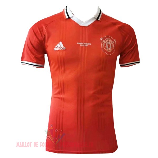 Maillot Om Pas Cher adidas Polo Manchester United 2019 2020 Rouge Blanc
