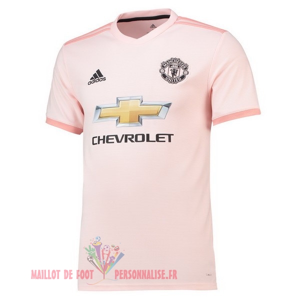 Maillot Om Pas Cher adidas Exterieur Maillots Manchester United 2018-2019 Rose