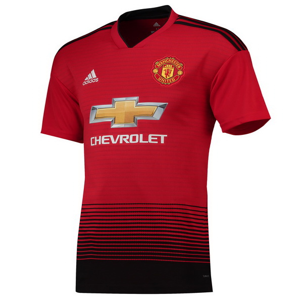 Maillot Om Pas Cher adidas Thailande Domicile Maillots Manchester United 2018 2019 Rouge