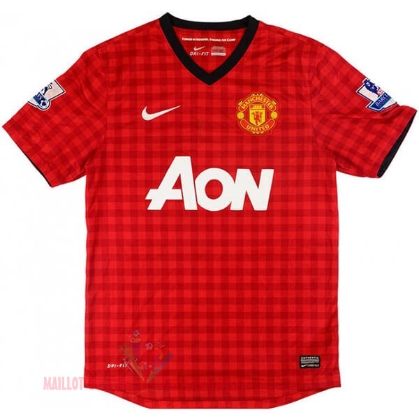 Maillot Om Pas Cher Nike Domicile Maillot Manchester United Retro 2012 2013 Rouge