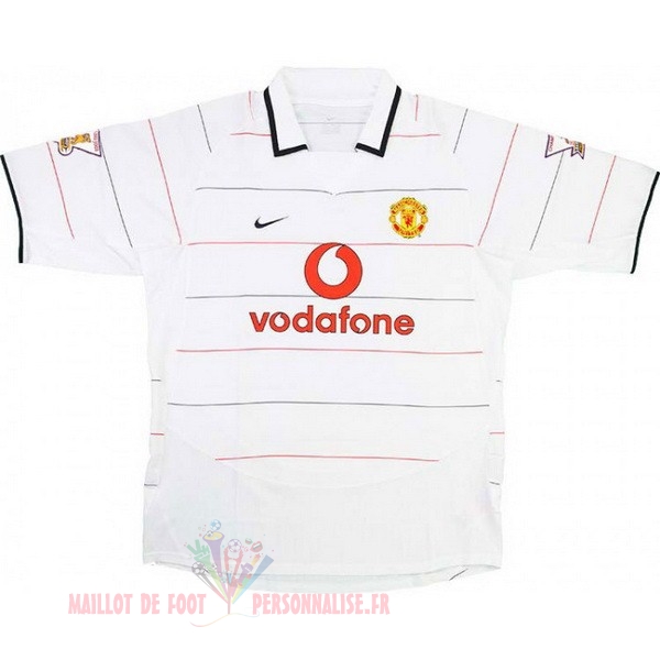 Maillot Om Pas Cher Nike Exterieur Maillot Manchester United Retro 2003 2005 Blanc