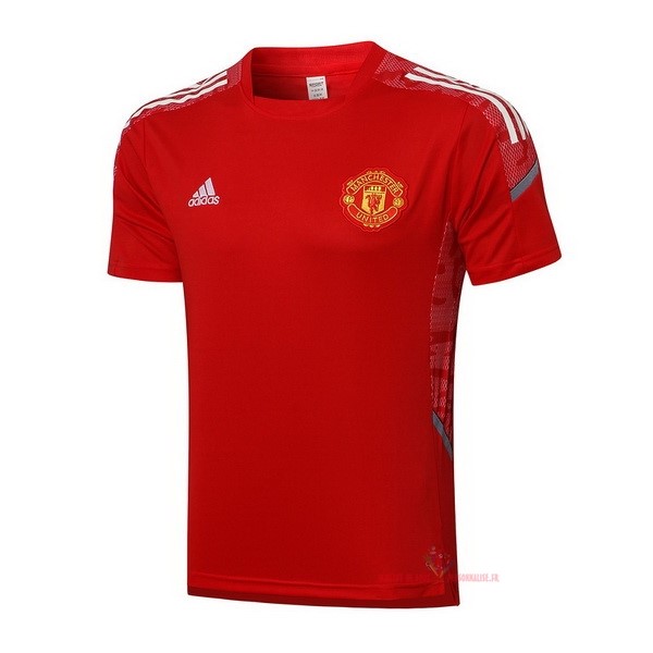 Maillot Om Pas Cher adidas Entrainement Manchester United 2021 2022 Rouge