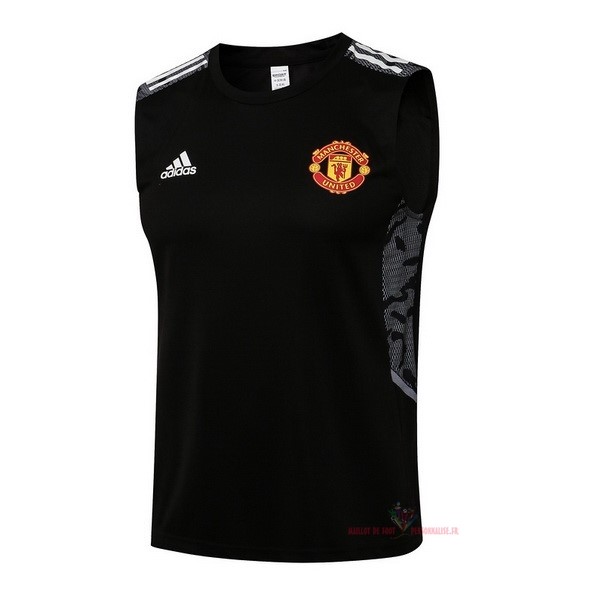 Maillot Om Pas Cher adidas Entrainement Sin Mangas Manchester United 2022 2023 Noir