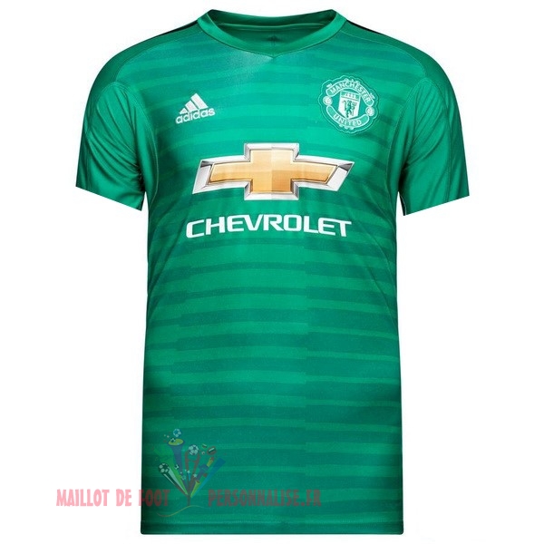 Maillot Om Pas Cher adidas Maillots Gardien Manchester United 18-19 Vert