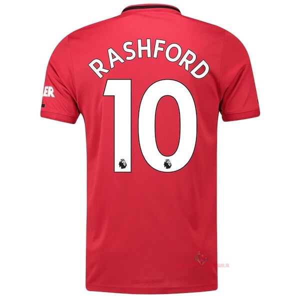 Maillot Om Pas Cher adidas NO.10 Rashford Domicile Maillot Manchester United 2019 2020 Rouge