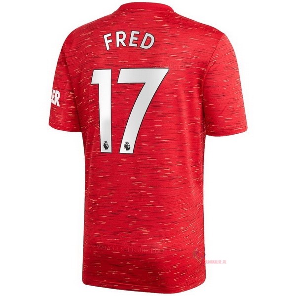 Maillot Om Pas Cher adidas NO.17 Fred Domicile Maillot Manchester United 2020 2021 Rouge