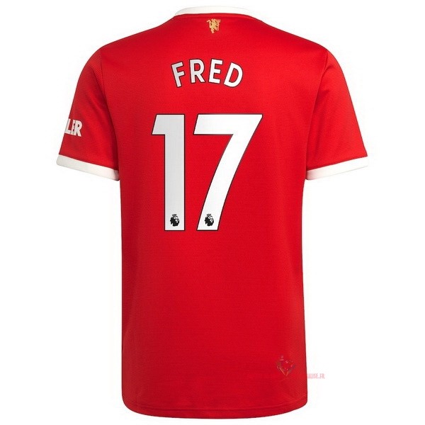Maillot Om Pas Cher adidas NO.17 Fred Domicile Maillot Manchester United 2021 2022 Rouge