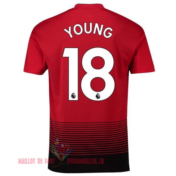 Maillot Om Pas Cher adidas NO.18 Young Domicile Maillots Manchester United 18-19 Rouge