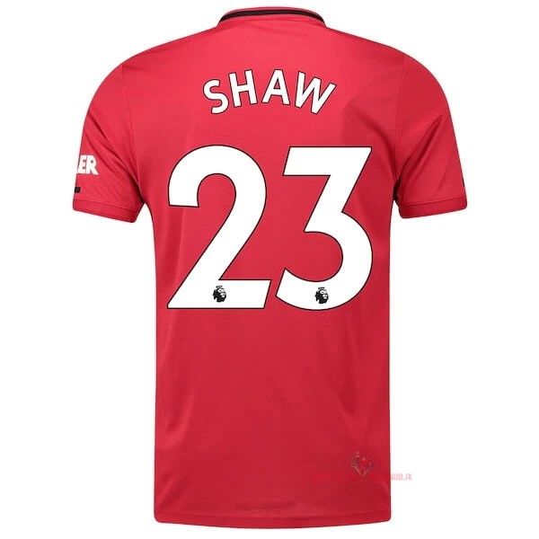 Maillot Om Pas Cher adidas NO.23 Shaw Domicile Maillot Manchester United 2019 2020 Rouge