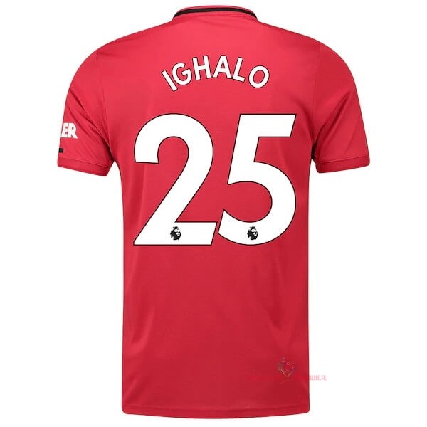 Maillot Om Pas Cher adidas NO.25 Ighalo Domicile Maillot Manchester United 2019 2020 Rouge
