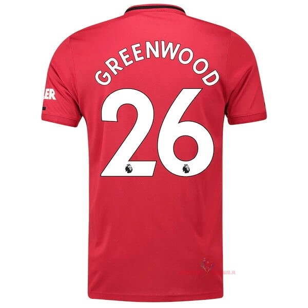 Maillot Om Pas Cher adidas NO.26 Greenwood Domicile Maillot Manchester United 2019 2020 Rouge