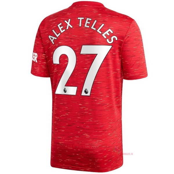 Maillot Om Pas Cher adidas NO.27 Alex Telles Domicile Maillot Manchester United 2020 2021 Rouge