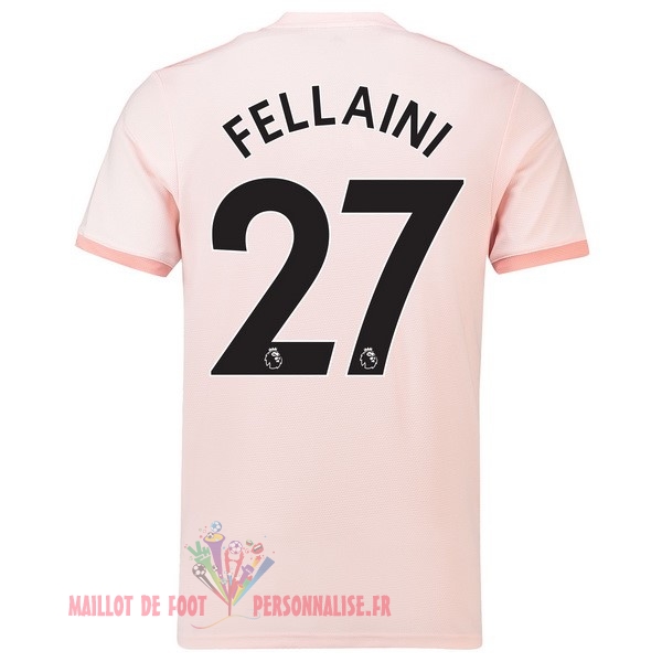 Maillot Om Pas Cher adidas NO.27 Fellaini Exterieur Maillots Manchester United 18-19 Rose