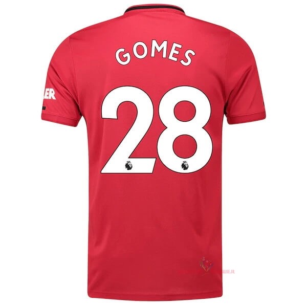 Maillot Om Pas Cher adidas NO.28 Gomes Domicile Maillot Manchester United 2019 2020 Rouge