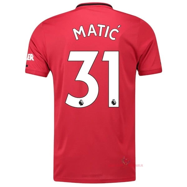 Maillot Om Pas Cher adidas NO.31 Matic Domicile Maillot Manchester United 2019 2020 Rouge
