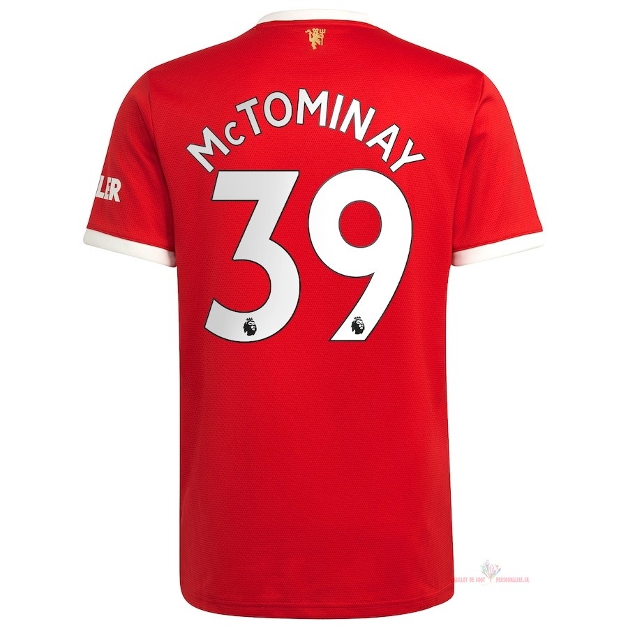 Maillot Om Pas Cher adidas NO.39 McTominay Domicile Maillot Manchester United 2021 2022 Rouge