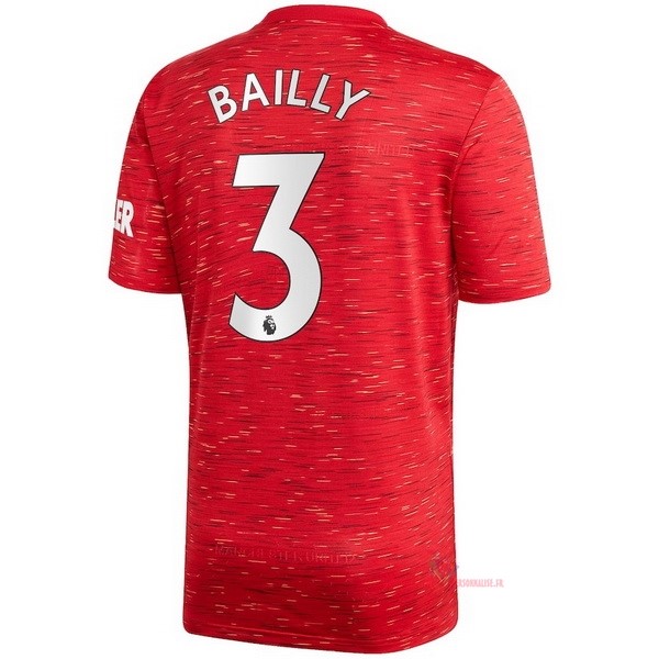 Maillot Om Pas Cher adidas NO.3 Bailly Domicile Maillot Manchester United 2020 2021 Rouge