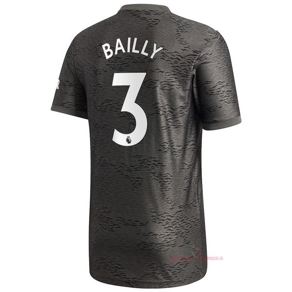 Maillot Om Pas Cher adidas NO.3 Bailly Exterieur Maillot Manchester United 2020 2021 Noir