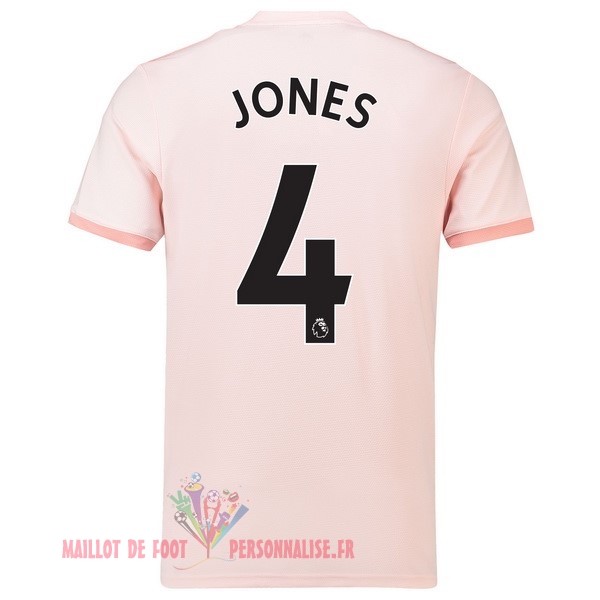 Maillot Om Pas Cher adidas NO.4 Jones Exterieur Maillots Manchester United 18-19 Rose