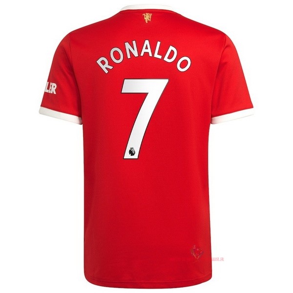 Maillot Om Pas Cher adidas NO.7 Ronaldo Domicile Maillot Manchester United 2021 2022 Rouge