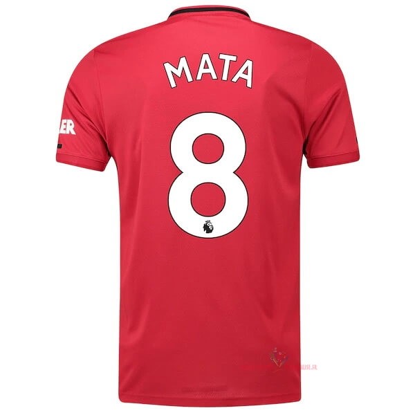 Maillot Om Pas Cher adidas NO.8 Mata Domicile Maillot Manchester United 2019 2020 Rouge