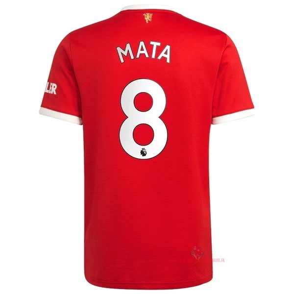 Maillot Om Pas Cher adidas NO.8 Mata Domicile Maillot Manchester United 2021 2022 Rouge