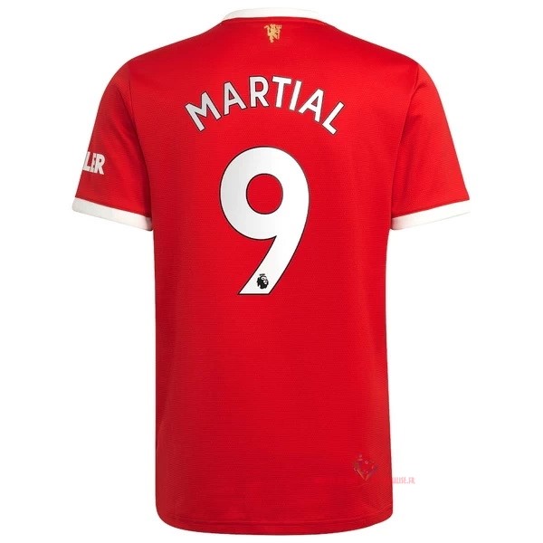 Maillot Om Pas Cher adidas NO.9 Martial Domicile Maillot Manchester United 2021 2022 Rouge