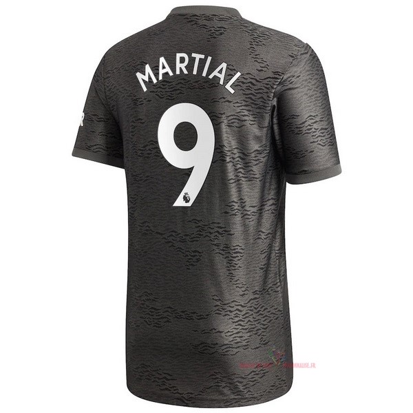 Maillot Om Pas Cher adidas NO.9 Martial Exterieur Maillot Manchester United 2020 2021 Noir